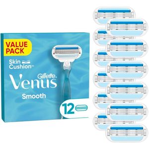 Gillette Venus Smooth Navulmesjes - 12 stuks