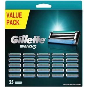 Gillette Mach 3 Scheermesjes - Voordeelpak - 25 Scheermesjes