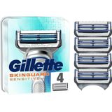 Gillette SkinGuard Sensitive Scheermesjes - 4 Navulmesjes