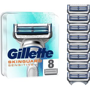 Gillette SkinGuard Sensitive Scheermesjes - 8 Navulmesjes