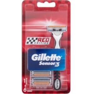 Gillette Sensor 3 Shaving Set - Red Edition