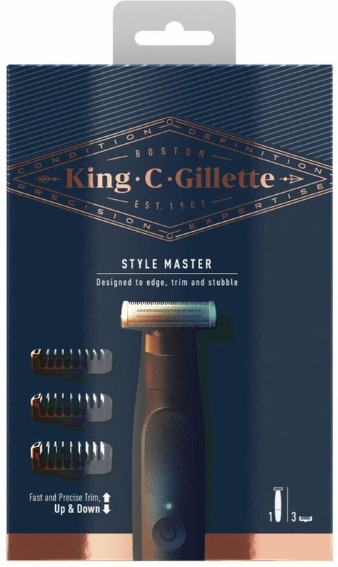 King C. Gillette Style Master Stoppelbaardtrimmer 1 set