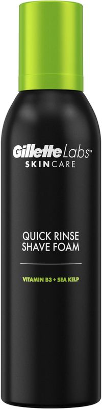 Gillette - Labs Quick Rinse - Scheerschuim - 200ml - Lichtgewicht Formule