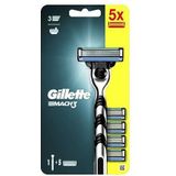 Gillette - Mach3 - Scheerapparaat + Vervangende Messjes - 5 st