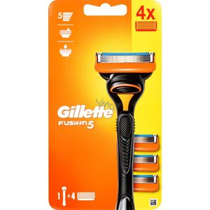 Gillette - Fusion5 - Rasoir - Zwart - Inclus 4 Lames