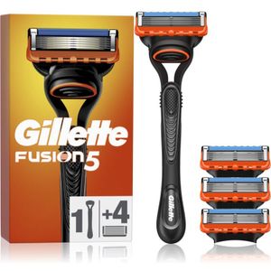 Gillette Fusion5 Scheerapparaat + Vervangende Messjes 4 st