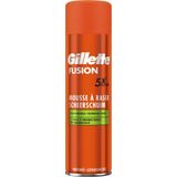 Gillette Fusion Scheerschuim Met Amandelolie - Voor De Gevoelige Huid - 250 ml