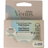 Gillette Venus voor huid en schaamhaar scheermesjes 4 stuks