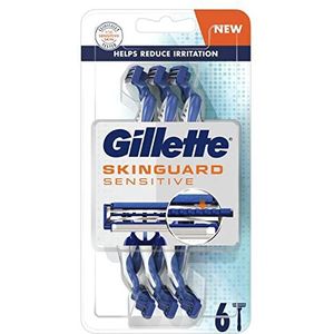 Gillette SkinGuard Wegwerpscheerapparaat voor de gevoelige huid, 6 stuks