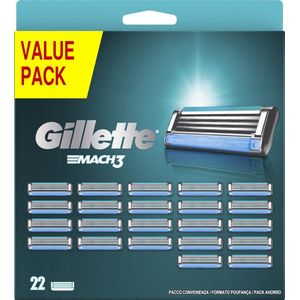 Gillette Mach3 Navulmesjes - 22 Stuks