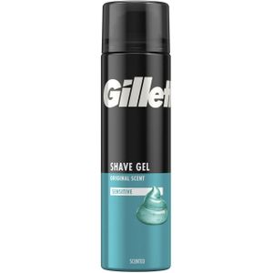 Gillette - Classic Sensitive - Scheergel - 200Ml - Voor Gevoelige Huid