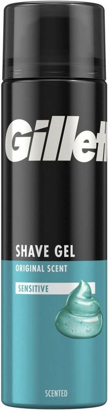 Gillette - Classic Sensitive - Scheergel - 200Ml - Voor Gevoelige Huid