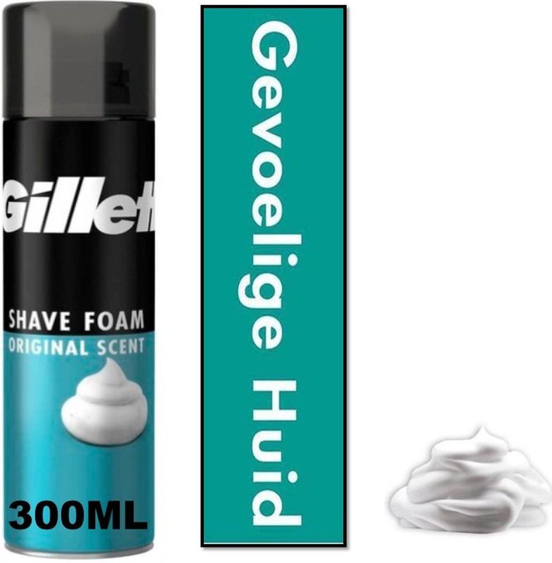 Gillette Scheerschuim Classic Sensitive 200 ml