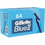 Gillette Blue II - Wegwerpscheermesjes - 64 Stuks