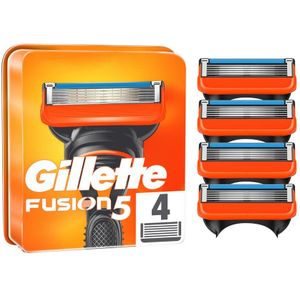 Gillette - Fusion Cartridges - Scheermesjes - 4 Eenheden