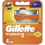 Gillette Fusion Power - Scheermesjes/Navulmesjes - 4 Stuks