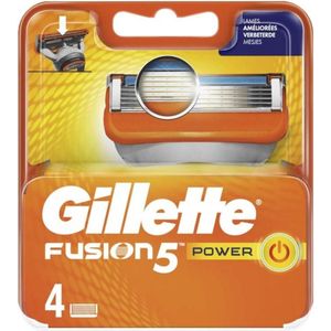 Gillette Fusion Power - Scheermesjes/Navulmesjes - 4 Stuks