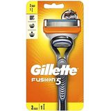 Gillette - Fusion 5 - Scheerset - Houder & 2 Navulscheermesjes