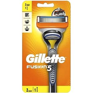 Gillette - Fusion 5 - Scheerset - Houder & 2 Navulscheermesjes