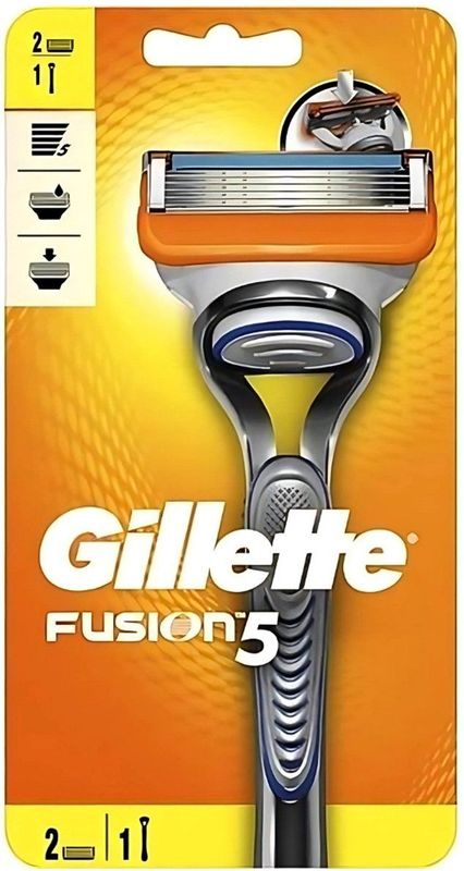Gillette - Fusion 5 - Scheerset - Houder & 2 Navulscheermesjes