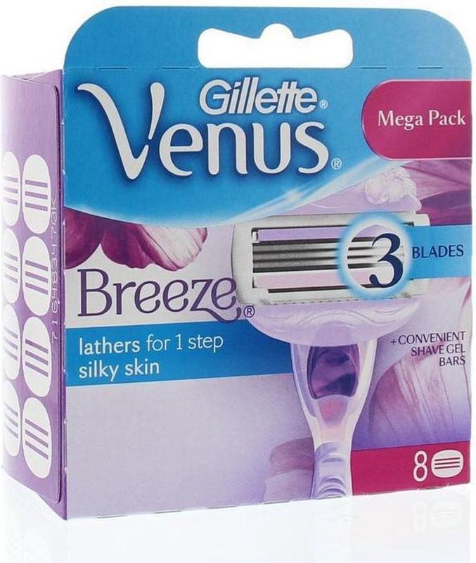 Gillette - Venus Breeze - Scheermesjes - 8 Stuks