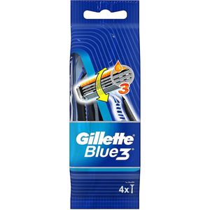 Gillette Blue3 Voetbaleditie14  - 4 wegwerpmesjes - Scheermesjes