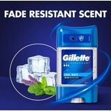 Gillette - Cool Wave - Deodorant - 70 ml - Anti Transpirant Gel