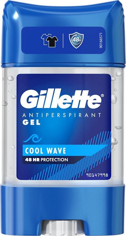 Gillette - Cool Wave - Deodorant - 70 ml - Anti Transpirant Gel