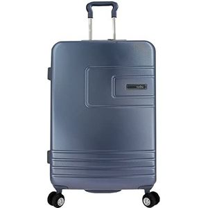 Taze Trolley, groot, stijf, met 104 liter inhoud, blauw, koffer en trolleys, Blauw, koffers en trolleys