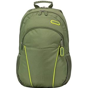 TOTTO Cambridge Laptoprugzak, 15,4 cm, groen-cambri, uniseks, volwassenen, normaal, Groen, Eén maat