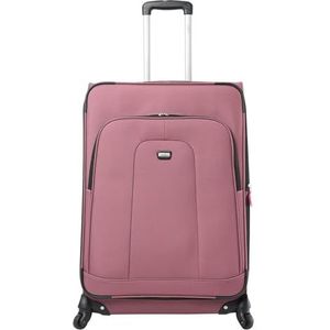 Totto - Zachte koffer - Andromeda - grote koffer - Deco Rose - roze - kelderbagage - comfort - polyester voering, Roze, Travel