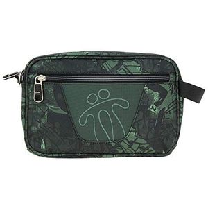 Totto AC52ECO010-1820Z-9VB Pennenetui met twee vakken, bedrukt, klei