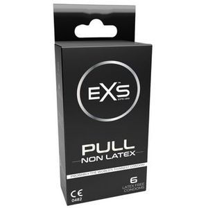 EXS Pull On Unique - 6 latexvrije condooms met pull-on strip