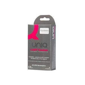 UNIQ Lady Condom -  3 Latexvrije Vrouwencondooms Met Kanten Gordel