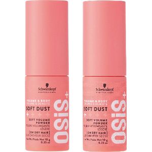 Schwarzkopf Professional OSiS+ Soft Dust Texture Volumepoeder - voordeelverpakking - 2 x 10g