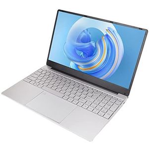 Laptop 5G WiFi Zilver Laptop 100‑240V 5000mAh 12GB RAM 256GB ROM 2.0GHz (EU-stekker)