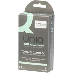 UNIQ - AirFemale - Vrouwencondooms - 3 Stuks