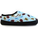 Nuvola - Sloffen Unisex - Blauw - Nylon Bovenwerk - Polyester Vulling