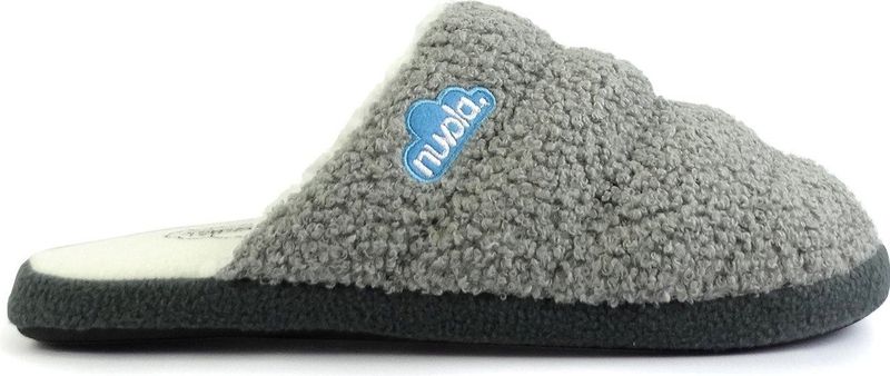 Nuvola - Sloffen Unisex - Grijs - Fleece Materiaal