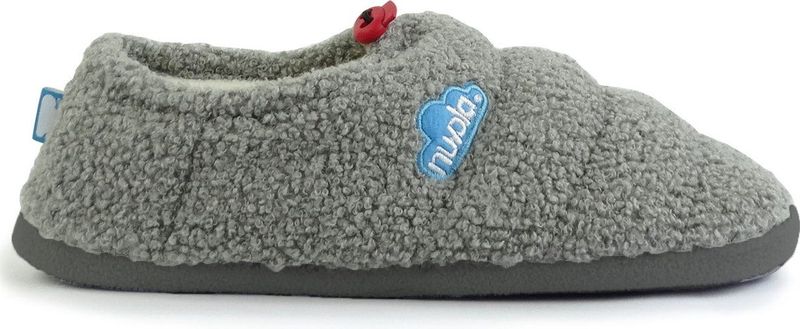 Nuvola - Sloffen Unisex - Grijs - Fleece - Geheugenzool