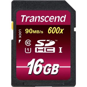 Transcend 16GB SDHC UHS-I 600x (Ultimate)