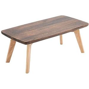 Prachtige salontafel, geheel massief hout H30CM studeertafel, huishoudelijke paulowniahout woonkamer/slaapkamer/balkon vrijetijdstafel (afmetingen: 80x40x30cm)