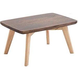 Prachtige salontafel, geheel massief hout H30CM studeertafel, huishoudelijke paulowniahout woonkamer/slaapkamer/balkon vrijetijdstafel (afmetingen: 60x40x30cm)