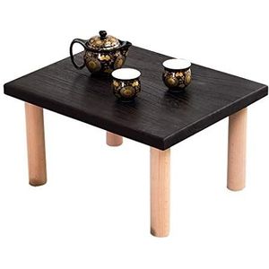 Prachtige salontafel, Japanse massief houten multifunctionele lage tafel, balkon-/bedtafel en erkertafel (Kleur: A)