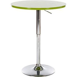 Prachtige tafel, groen kan omhoog en omlaag worden gebracht (60-80 cm), ronde onderhandelingstafel, salontafel/vrijetijdstafel/terrasmiddagtheetafel (afmetingen: 40 cm)