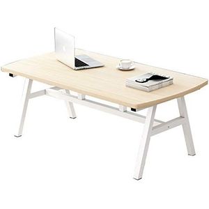 Prachtige ijzeren salontafel, eenvoudige theetafel op kantoor, Scandinavische rechthoekige kleine tafel thuis, eenvoudige salontafel voor kleine appartementen (afmetingen: 100X50X45CM)