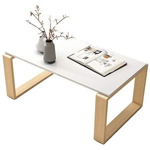 Prachtige kleine salontafel in Japanse stijl, lage tafel in de slaapkamer, bed kleine eettafel/computertafel (80X44x40cm) (Kleur: C)