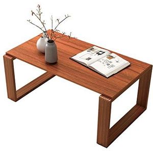 Prachtige kleine salontafel in Japanse stijl, lage tafel in de slaapkamer, bed kleine eettafel/computertafel (80X44x40cm) (Kleur: B)