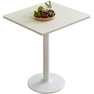 Prachtige salontafel, vierkante theetafel 60x60x74cm, onderhandelingstafel voor receptie, vrijetijdstafel voor balkon/tuin (kleur: E)