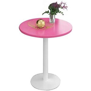 Prachtige salontafel, een kleine theetafel, een klein huis voor de ronde tafel, onderhandelingstafel voor de receptie, balkon/tuin-vrijetijdstafel (kleur: E, maat: 60 cm)